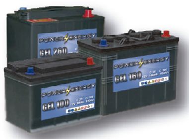 ADJ DiTec GEL-12/160 Wartungsfreie Solar-Monoblock-Batterie