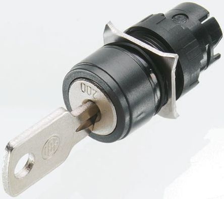 Schneider Electric ZB6AGB Key Switch Head, 2 Positions, Interlocking