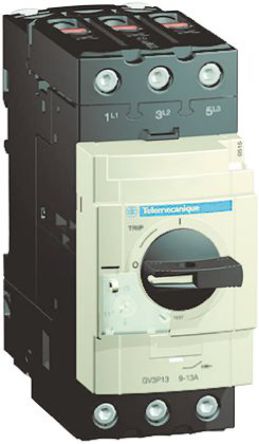 Disyuntor magnético térmico Schneider Electric GV3 P18, 3P, 690 V ac