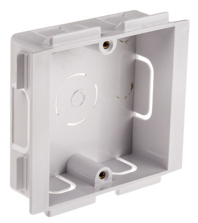 Caixa de conexão fêmea para canalização de cabos elétricos Schneider, uPVC, caixas de montagem