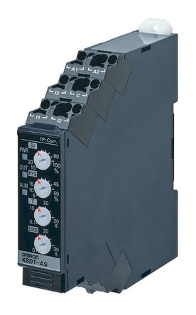 Omron K8DT-AS1CA supervision relay, Current, SPDT, 100 → 240 V ac