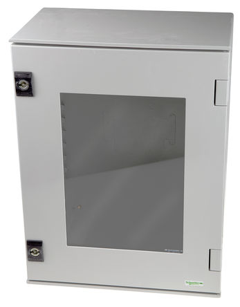 Schneider Electric NSYPLM86TG, IP66, PET, Gray, 847 x 636 x 300mm, Thalassa PLM electrical cabinet