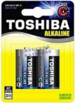 Toshiba Alkaline LR14G 1.5VR BP-2 Batterie