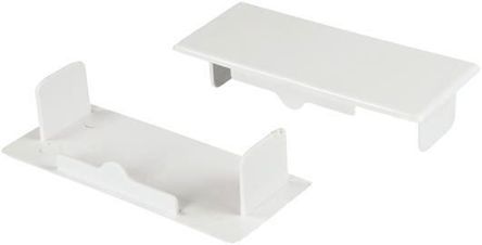 Schneider Electric Cable Trunking End Cap, uPVC, Flat End Cap