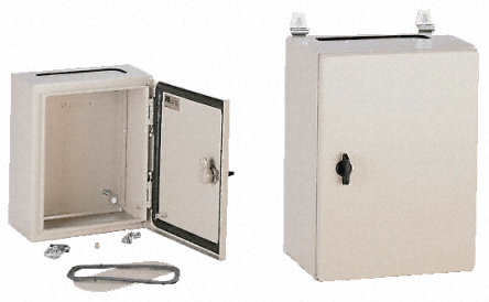 Schneider Electric 1864748 armoire électrique, IP66, acier, gris, 200 x 300 x 150 mm, Spacial CRN