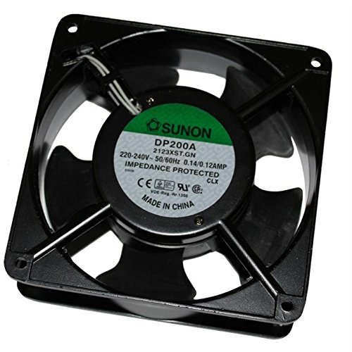Sunon DP200A2123XST Fan (120x120x38mm, AC 230V, 2700 U / min, 44dBA sliding bearing)