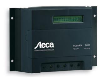 Controlador com monitor STECA Solarix 2401