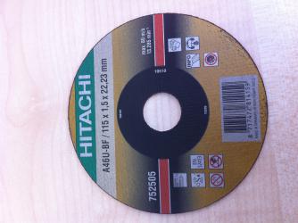 Disco de corte Inox 115x1,5mmx22mm Hitachi ADJ Ditec