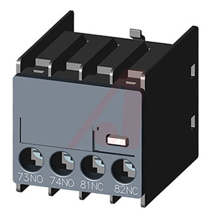 Módulo de contactos Siemens 3RH29111MA11 para uso con Contactores 3RT2, relé de contactor, contactor de alimentación
		