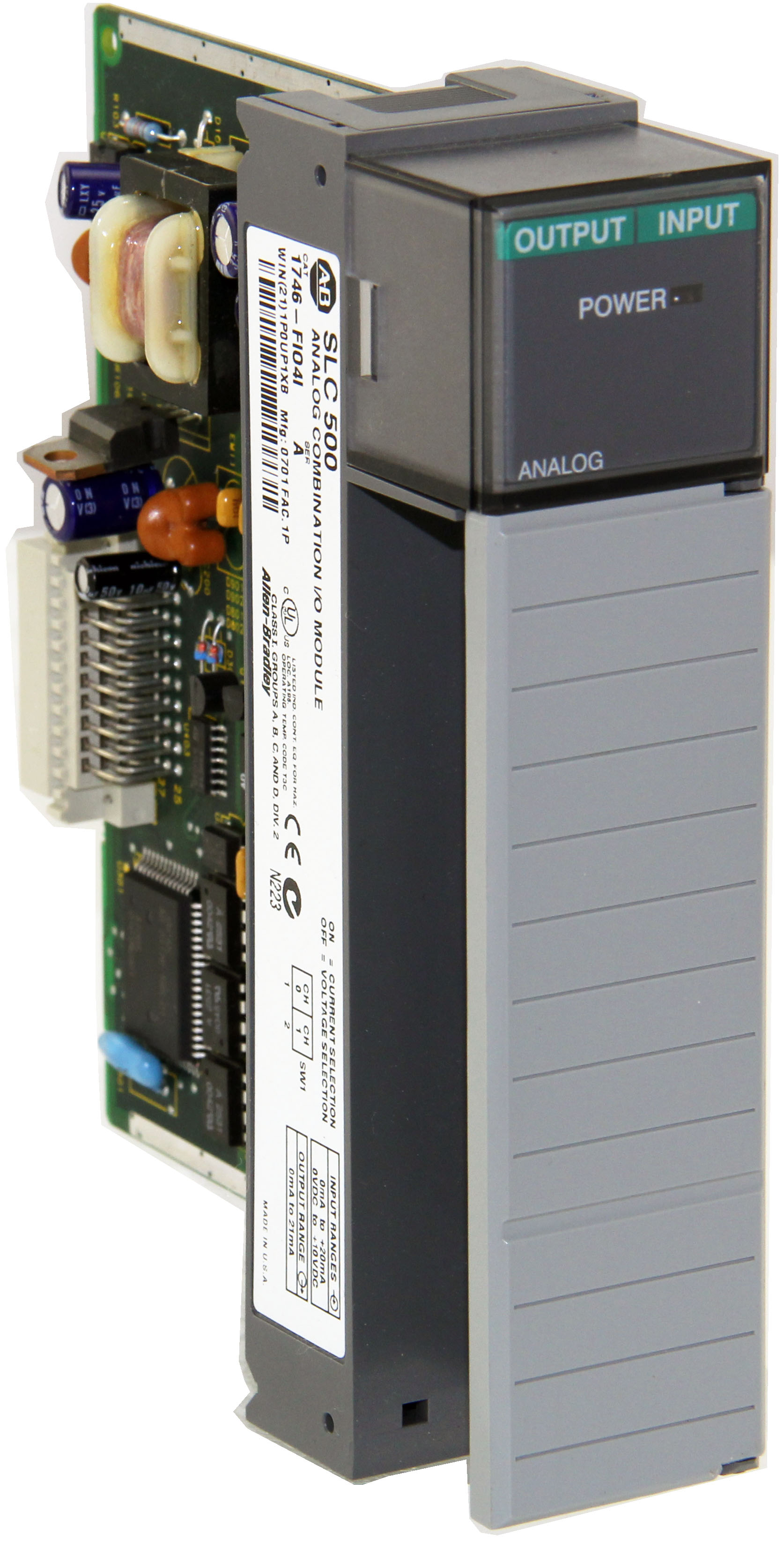 Allen-Bradley 1746-FIO4I SLC 500 Analog Module 2-Inputs 2-Current Outputs
