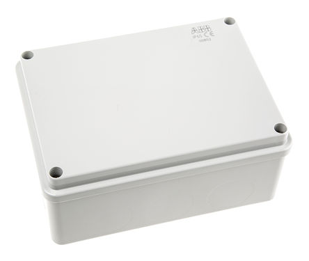 Junction Box ABB 00852, Thermoplastic, Gray, 153mm, 110mm, 66mm, 153 x 110 x 66mm, IP55