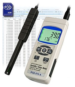 Medidor del punto de rocío PCE-313A 