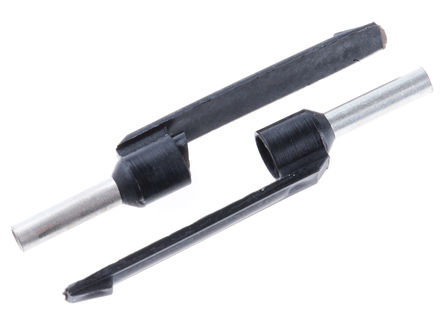 Schneider Electric Hollow Crimp Ferrule, Serie DZ5CA, isoliert, 1,5 mm² Kabel, schwarz