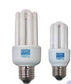 A lâmpada de baixo consumo mini E27 15W aquece a luz 3200k