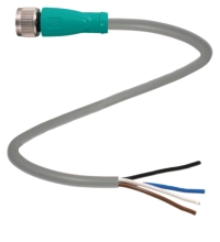 Conector hembra PEPPERL FLUCHS V1-G-5M-PVC