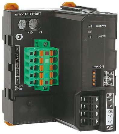 Módulo de expansão do controlador programável Omron, comunicações DeviceNet 24 V CC, 90 x 58 x 70 mm