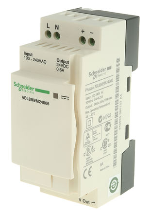 Relais de supervision Schneider Electric RM35TM50MW, Phase, température, tension, 2 NO, 24 → 240 V ac / dc