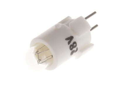 Lampe de signalisation à incandescence, base Bi PIN, 24 V ac / dc, 24 mA, durée de vie 16000H