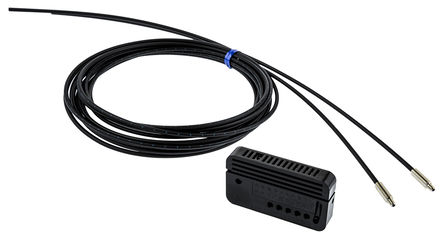 Sensor de fibra óptica, Plástico, IP67, 12 → 24 V dc