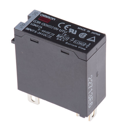 Solid State Relay, DIN Rail, 2 A, 60 V, Transistor