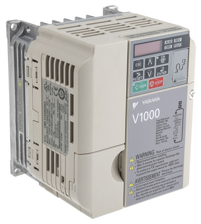 Convertisseur de fréquence, 0,75 kW, 0,1 → 400 Hz, 2,1 A, 380 → 480 V, IP20