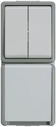 Siemens Conector de alimentação, termoplástico, com interruptor, 16A, IP44