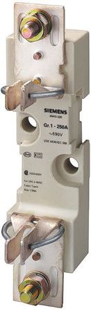 Fusible de lengüeta centrado, Siemens, 224A, 1, gG, 500 V ac, NH