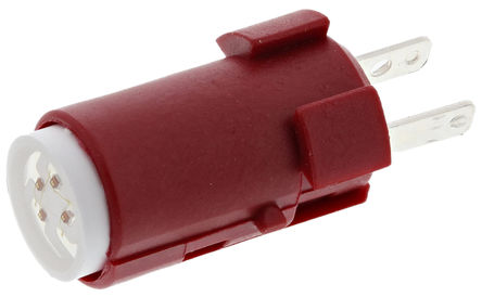 Lámpara LED, Color Rojo, 12 V dc