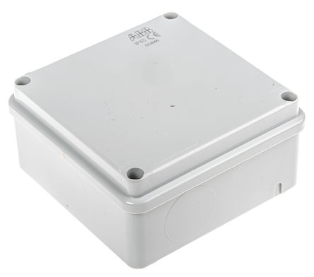 Junction Box ABB 00846, Thermoplastic, Gray, 100mm, 100mm, 50mm, 100 x 100 x 50mm, IP65