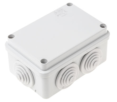 Junction box ABB 00820, Thermoplastic, Gray, 50mm, 105mm, 70mm, 50 x 105 x 70mm, IP55