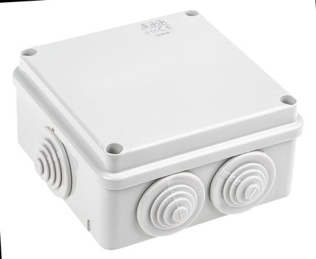 Junction box ABB 00816, Thermoplastic, Gray, 100mm, 100mm, 50mm, 50 x 100 x 100mm, IP55