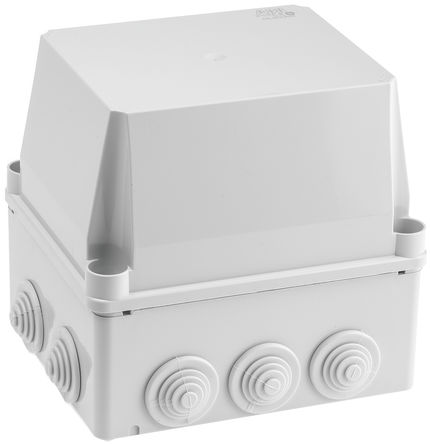 ABB 1SL0830A00 Junction Box, Thermoplastic, Gray, 150mm, 160mm, 135mm, 150 x 160 x 135mm, IP55
