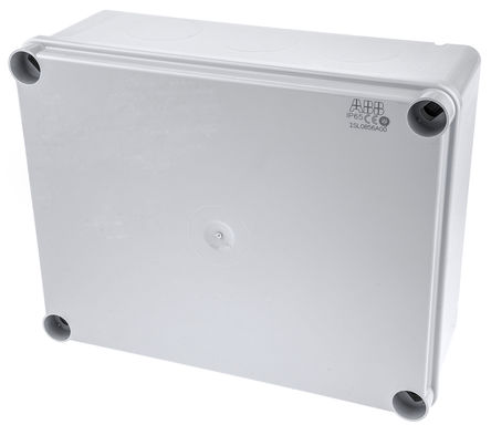 Разклонителна кутия ABB 1SL0856A00, термопластична, сива, 220 мм, 170 мм, 80 мм, 220 х 170 х 80 мм, IP65