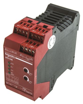 Relè di sicurezza Schneider Electric XPS VNE1142HSP, 2, 2, 2 canali, 24 V cc, 99 mm, 120 mm, filettato, 45 mm, XPS VNE