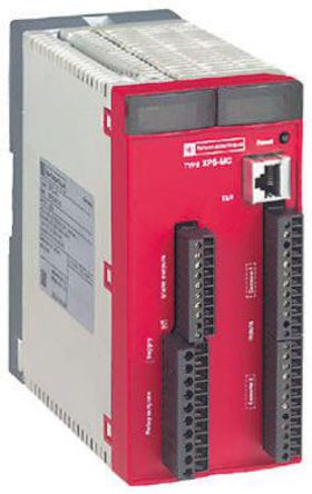 Security controller, Schneider Electric, XPS MC, cat. safety 4, 151.5 x 74 x 153 mm, 10 mA, IP20, 16 inputs