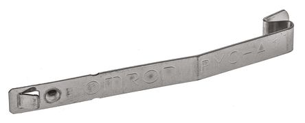 Clip de fixation pour relais Omron PYC-A1 -PAIR-, à utiliser avec la série MY, métal