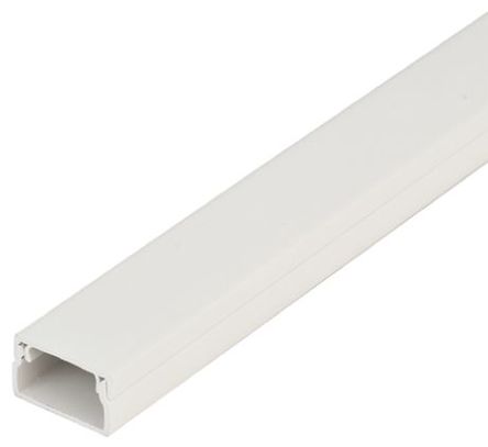 Self-adhesive Pipe for Schneider Electric Cables, White, uPVC, Self-adhesive miniature channel, 16 mm 16mm