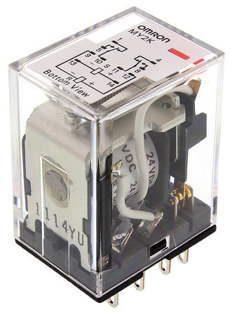 Latching Relay, DPDT, 24V dc, PCB Mount, General Applications