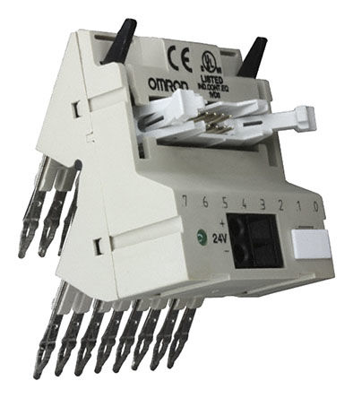 Módulo de interface Omron P2RVC-8-I-5-1, para uso com o relé de E / S de perfil estreito G2RV-SR500-AP