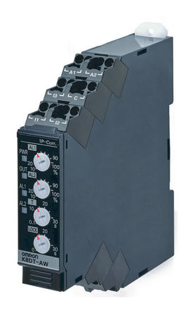 Omron K8DT-AW1CD Supervisory Relay, Current, SPDT, 24 V ac / dc