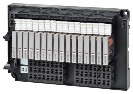 Omron Programmable Controller Expansion Module, Output Module, 16 24V dc outputs, 143 x 90 x 56mm