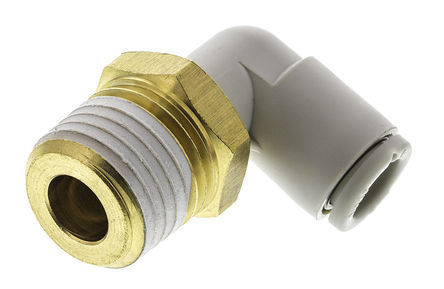 Connettore a gomito Connessione tubo da 6 mm Filettatura 1/8 pollici