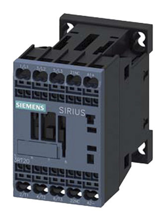 Relé de controle Siemens 3RT2015-2JB42, 3 NA, 6,1 A, Sirius, 3RT2
