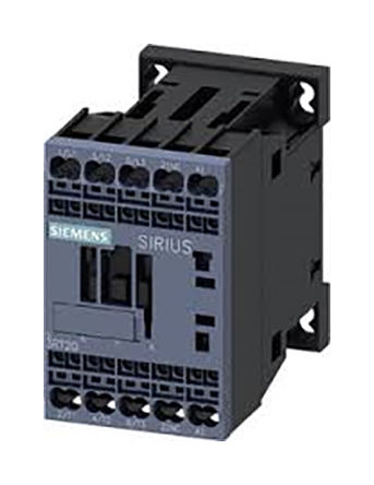 
				Relé de control Siemens 3RT2016-2JB42, 3 NA, 9 A, Sirius, 3RT2