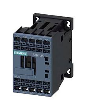 Relé de controle Siemens 3RT2017-2HB42, 3 NO, 11 A, Sirius, 3RT2