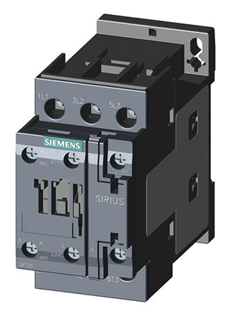 Siemens 3RT2025-1AG20 control relay, 3 NO, 17 A, Sirius, 3RT2