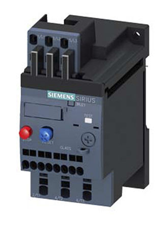 
				Relé de sobrecarga Siemens 3RU2116-1AC1, NA/NC, con reinicio Automático, manual, 1,6 A, Sirius, 3RU2