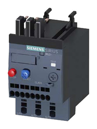 Siemens Überlastrelais 3RU2116-1DC1, NO/NC, mit automatischem Wiederanlauf, manuell, 3,2 A, Sirius, 3RU2