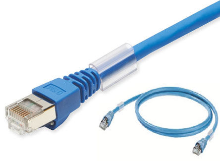 Cat6a Patch Cord, 3m, Straight, Blue, Low Smoke, Halogen Free (LSZH)