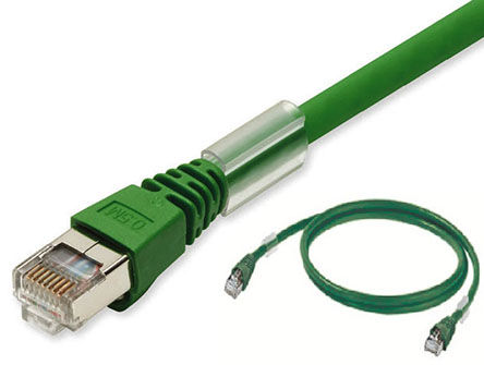 
				Ethernet cable, RJ45/RJ45, 1m, Green